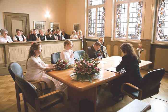 Trauzimmer im Alten Amtsgericht im Rathaus Uelzen