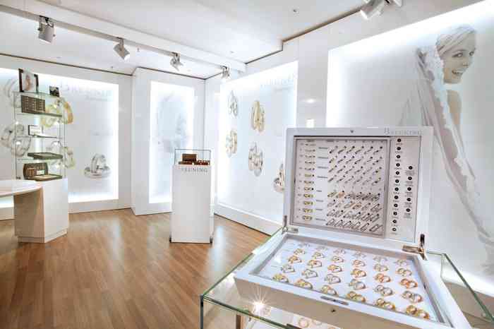 Die Breuning Trauringlounge gibt es in Hamburg am Jungfernstieg und in Hannover in der Ernst-August-Galerie. Showroom Breuning Trauringlounge