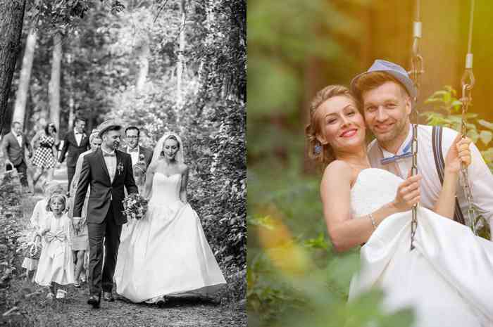 Hochzeitsfotografin catrin-anja eichinger Brautpaarshooting im Wald