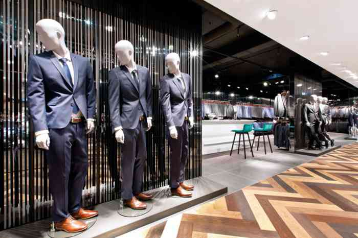 Das Modehaus Mohr in Dollern hat eine gut sortierte Herrenabteilung. Herrenabteilung bei Mohr in Dollern