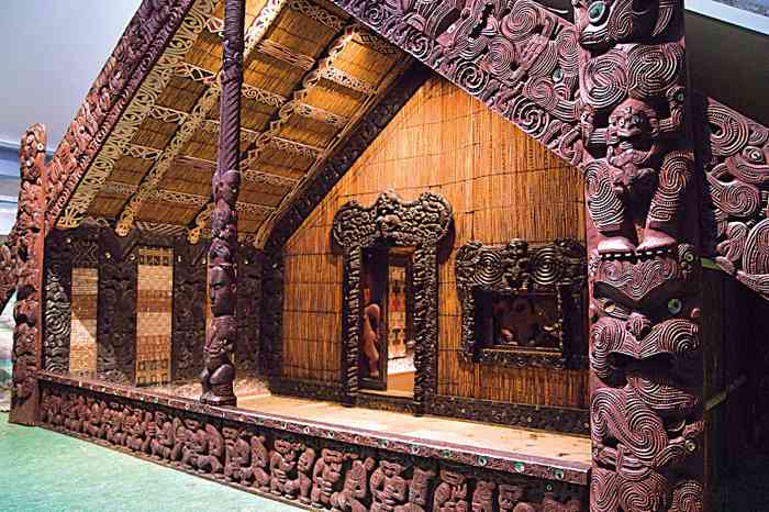 Maori-Haus im Museum für Völkerkunde