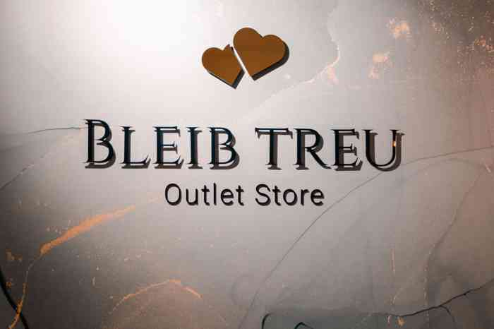 Bleib treu Outlet Store Neues Logo