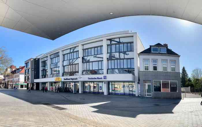 Das Standesamt Bremen-Nord befindet sich direkt am Marktplatz im Bremer Stadtteil Vegesack.