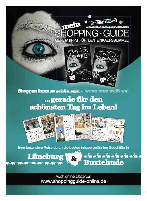 Kleines Buch mit Geheimtipps für den Einkaufsbummel in der Hansestadt Lüneburg Shopping Guide Lüneburg 2019