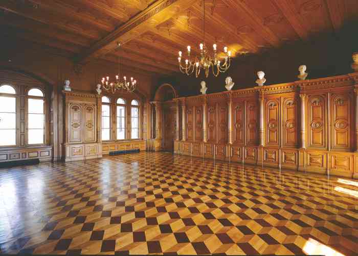 Trausaal historische Bibliothek im Schweriner Schloss
