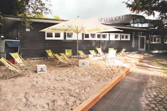 Beachclub im Speisekai Hamburg