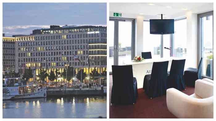 Die RoofLounge Bar Deck 8 des Atlantic Hotels Kiel ist Trauort vom Standesamt Kiel